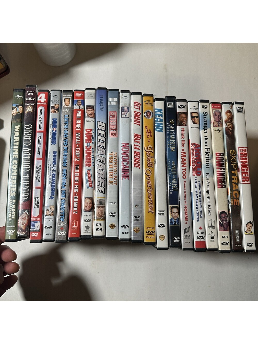 20 Comedy DVD Movie Lot Dumb Dumber Bowfinger Get Smart Keanu Adam Sandler